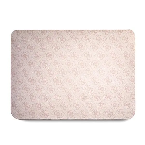 Etui na laptop Guess 4G Uptown Triangle logo GUCS14P4TP 14" Różowy