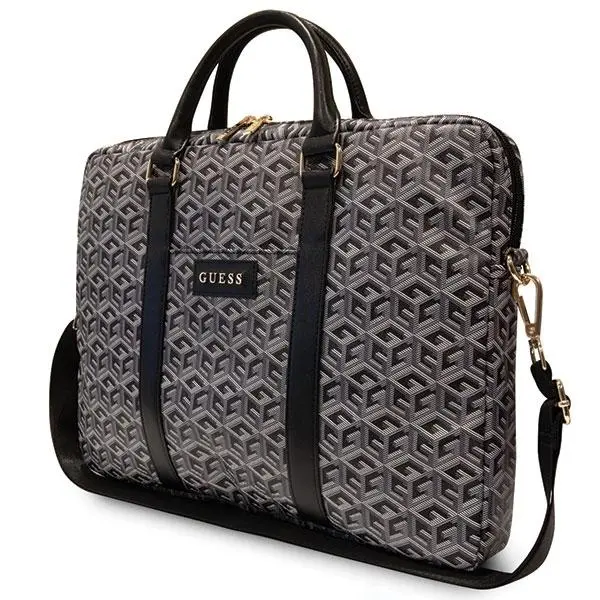 Torba na laptopa Guess GCube Stripes GUCB15HGCFSEK 16" Czarny