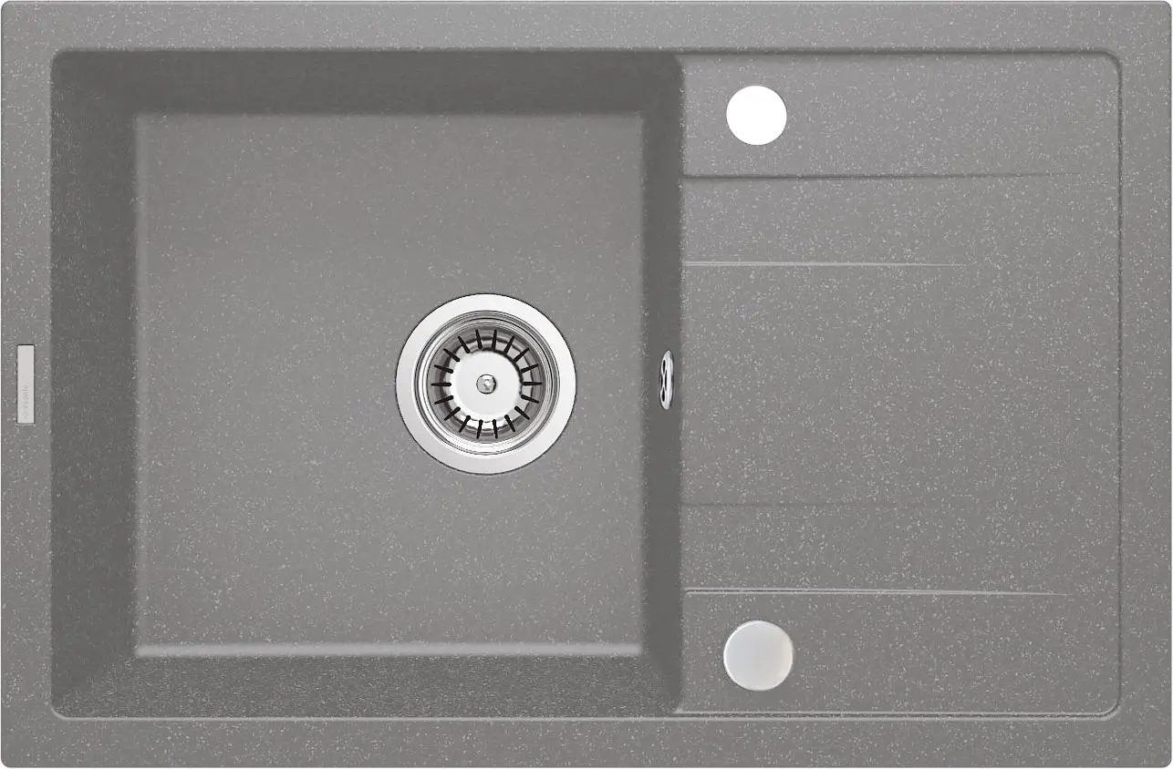 Zlewozmywak Deante Corio ZRC_S113 Granitowy Szary metalik