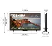 Telewizor Toshiba 50UV2463DG 50" LED 4K Dolby Vision Smart TV VIDAA HDMI 2.1 DVB-T2