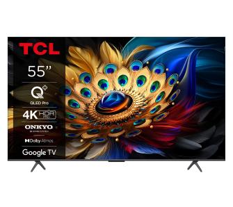 Telewizor TCL 55C655  55" QLED Pro 4K Google TV Dolby Vision Dolby Atmos HDMI 2.1 DVB-T2