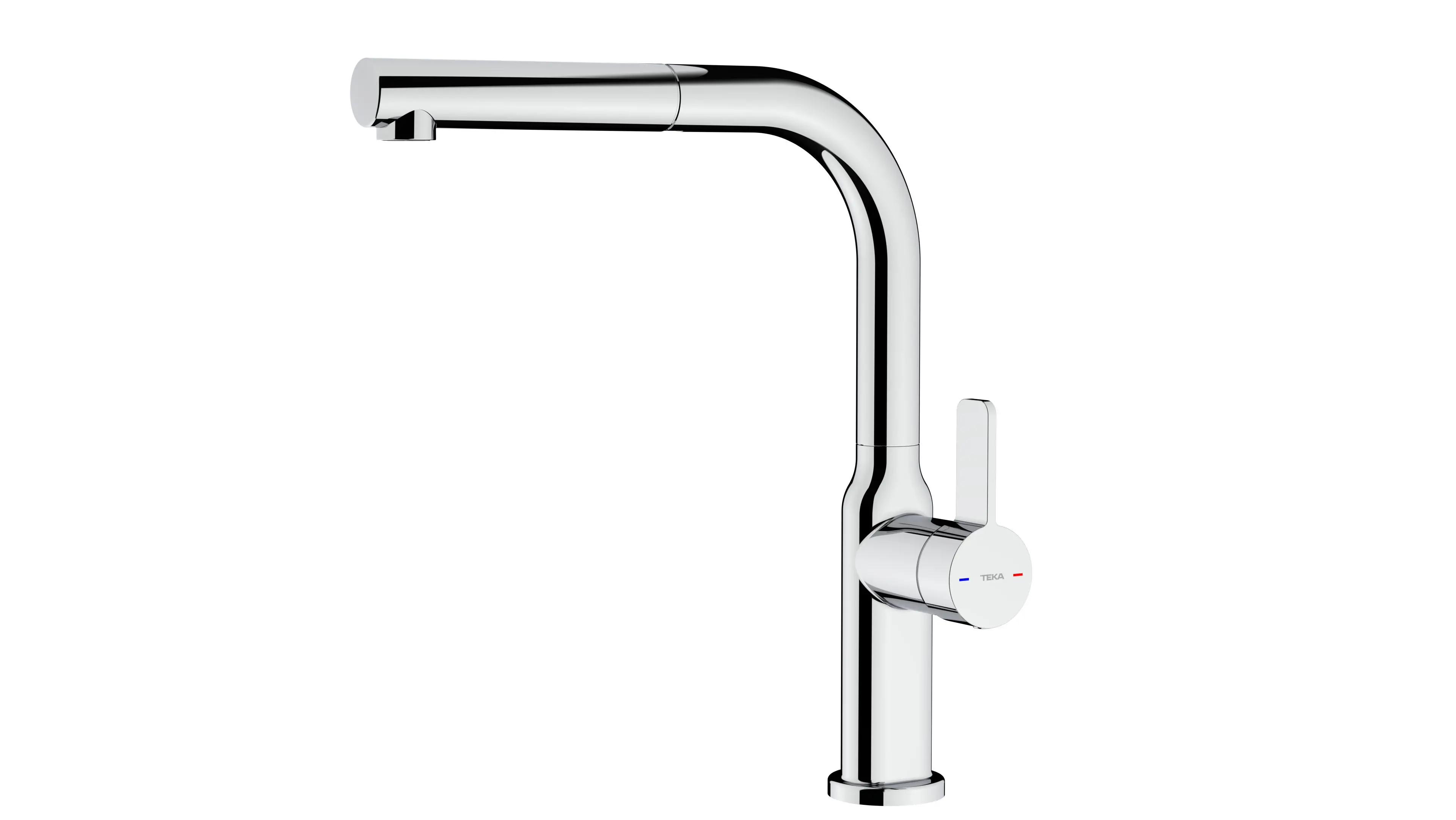 Bateria Teka Oval 938 Chrom Mosiądz