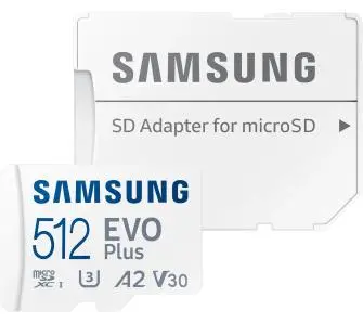 Karta pamięci Samsung Evo Plus microSDXC 512GB 160/120 A2 V30