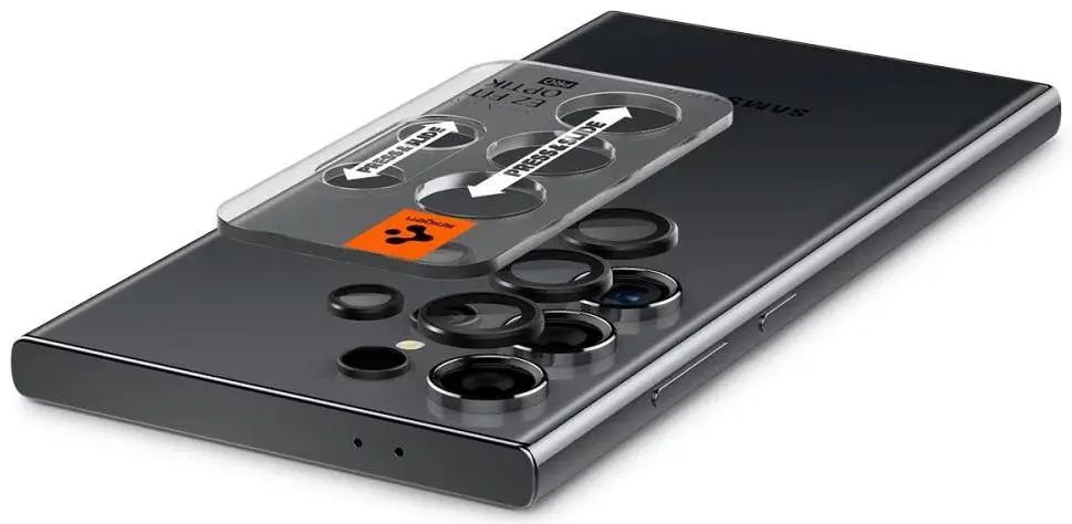 Szkło hartowane Spigen Glas tR EZ Fit Optik Pro do Galaxy S24 Ultra - 2 pack