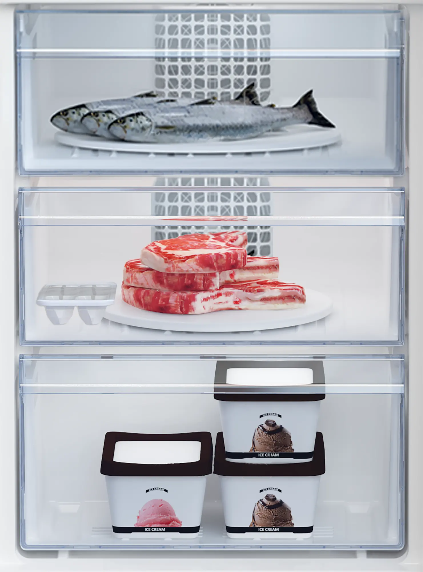 Lodówka Beko b100 RCNA305K40XBRN Pełny No Frost 181cm Komora świeżości Dark Inox