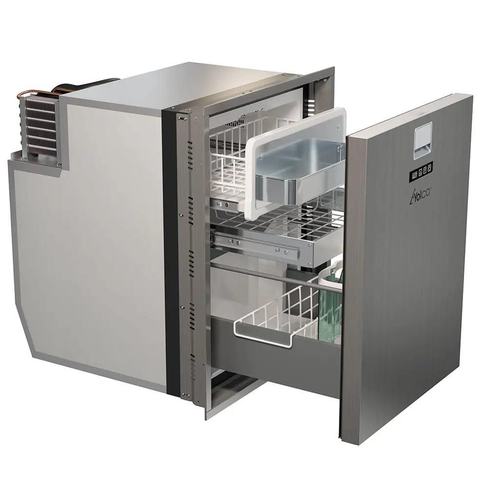 Lodówka Yolco QL90 85l Komora zero Srebrny