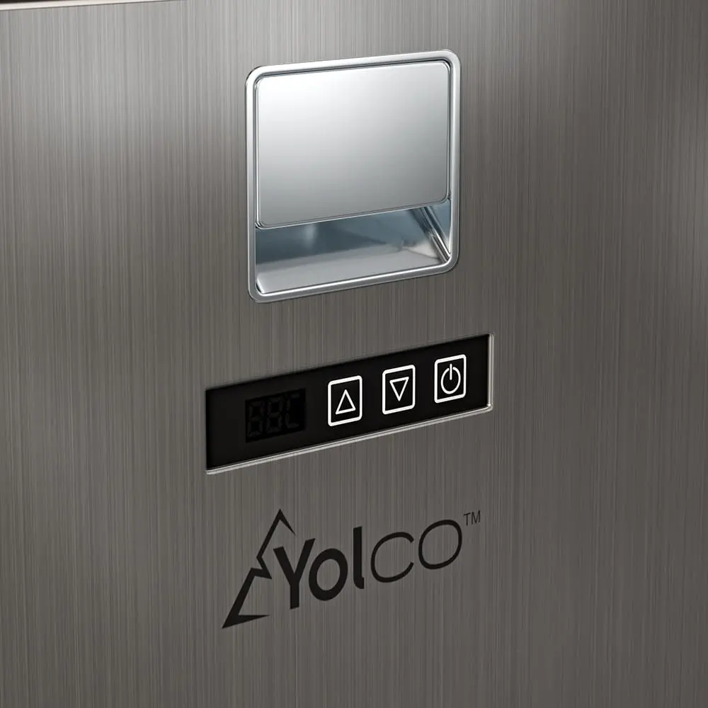 Lodówka Yolco QL90 85l Komora zero Srebrny