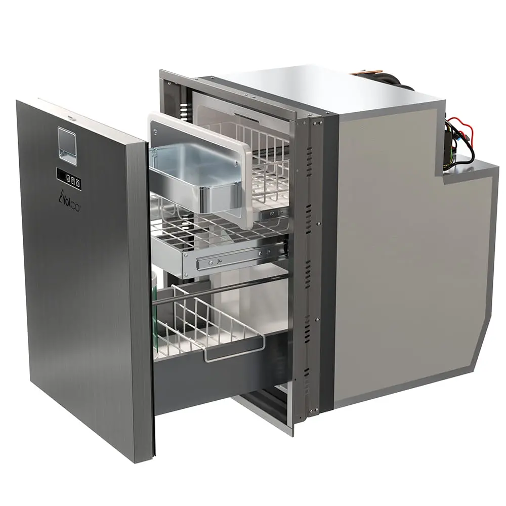 Lodówka Yolco QL90 85l Komora zero Srebrny