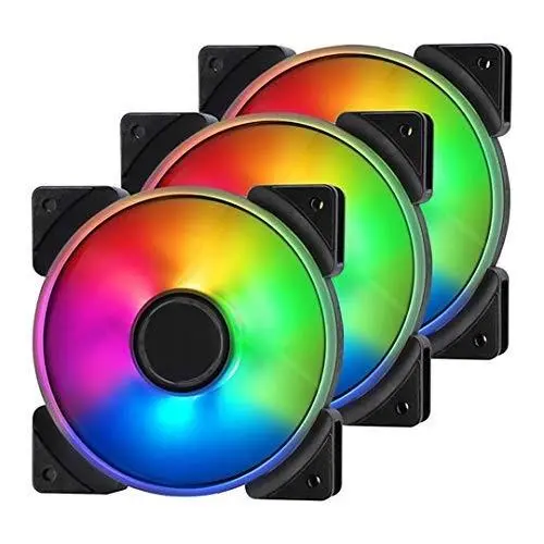 Zestaw wentylatorów Fractal Design Prisma AL-12 RGB 120mm 3szt. Czarny