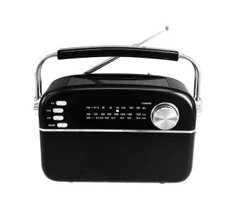 Radioodbiornik Manta RDI918B SOLAR 2 Radio FM Bluetooth Czarny