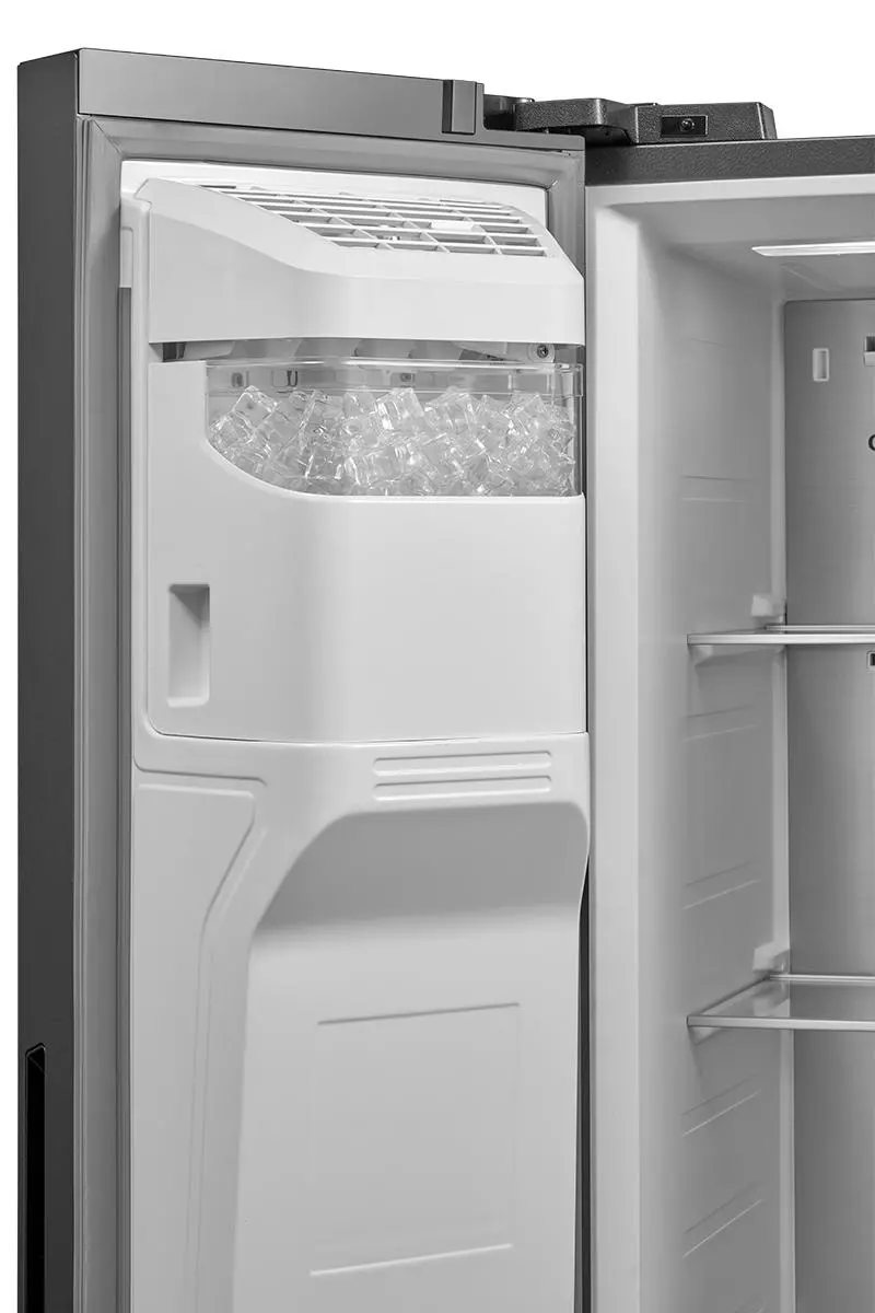 Lodówka Toshiba SBS GR-RS755WI-PMJ(06) Pełny No Frost 177,5cm Dystrybutor wody Zdalne sterowanie Szary