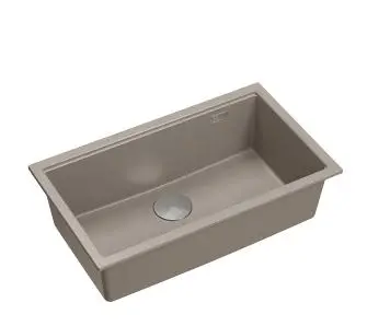 Zlewozmywak Quadron LOGAN 110 HQD7644U4_BS_I Granitowy Soft taupe/Stal szlachetna