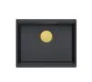 Zlewozmywak Quadron LOGAN 100 HQJ6045U8_PVDG1_U Granitowy Black diamond/Złoty