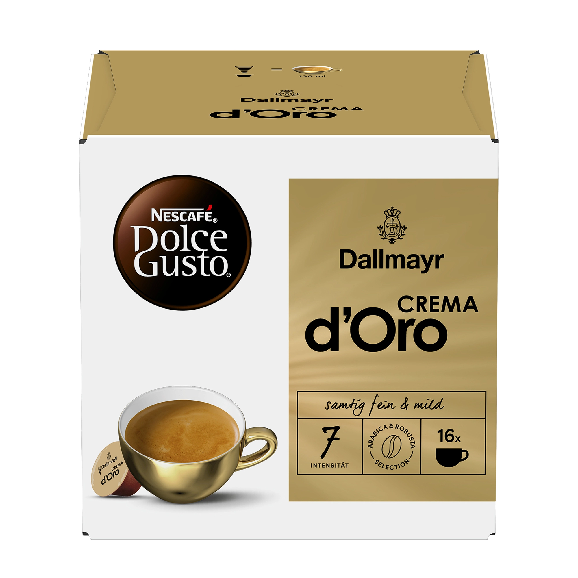 Kapsułki Nescafe Dolce Gusto Dallmayr Crema d'Oro