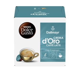 Kapsułki Nescafe Dolce Gusto Dallmayr Crema d'Oro Caffe Latte 16szt.