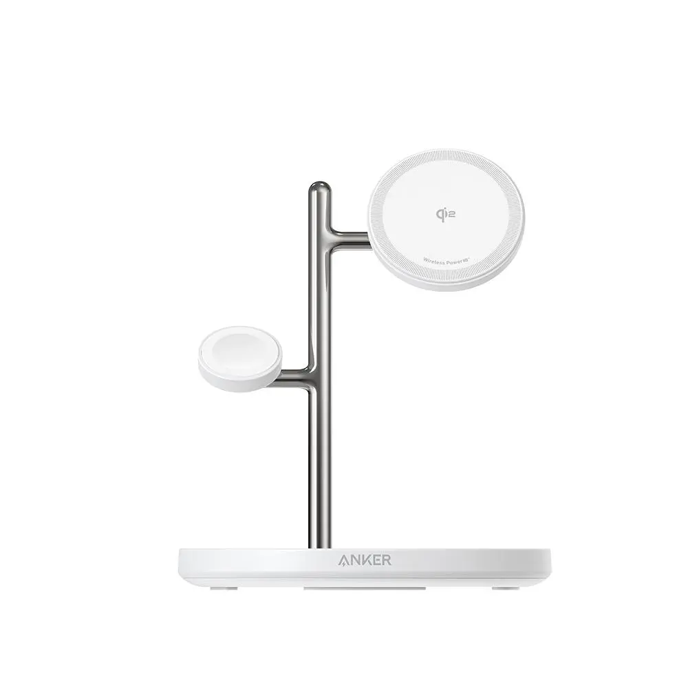 Ładowarka indukcyjna Anker MagGo Magnetic Wireless Charger Stand 15W Biały