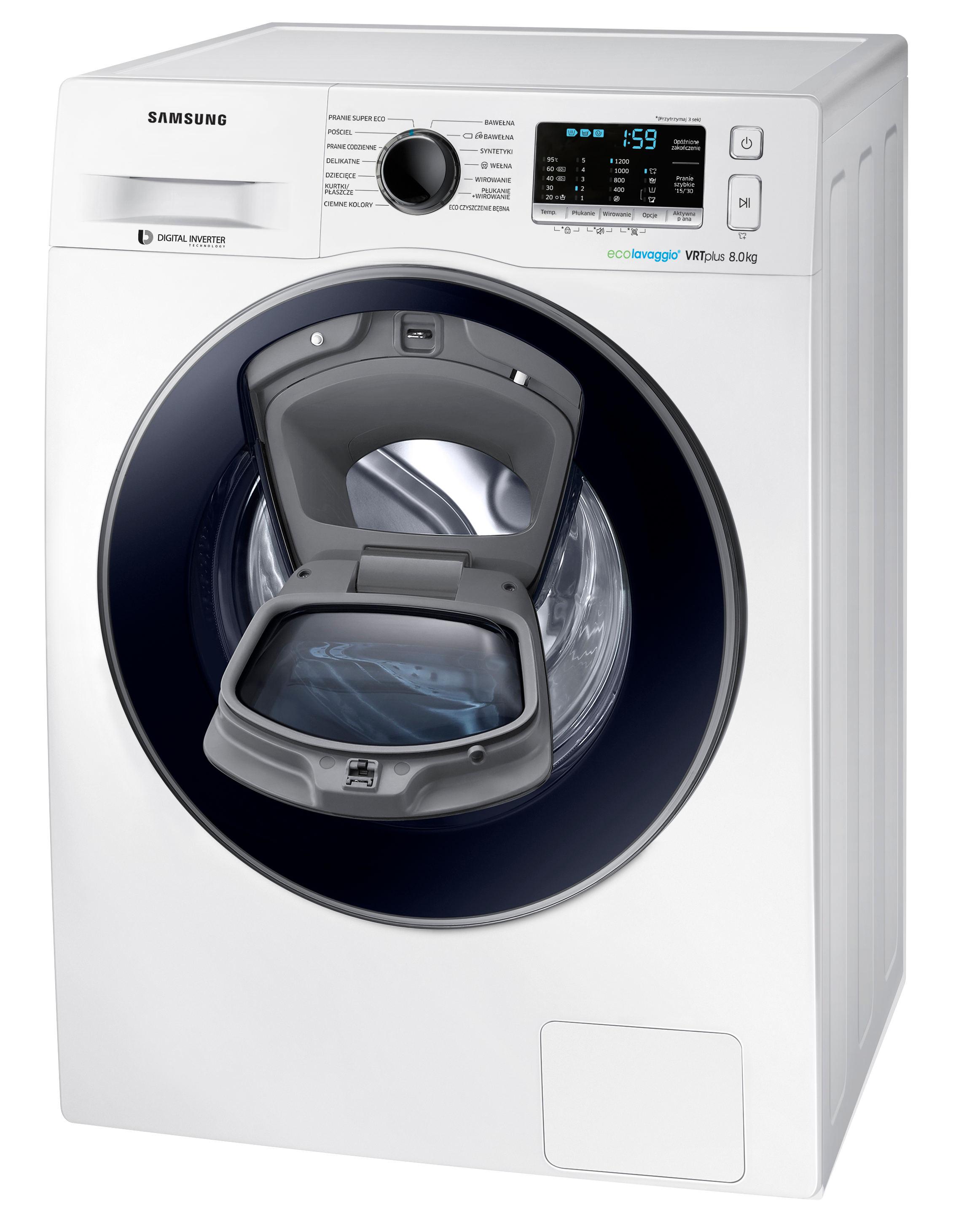 Pralka Samsung AddWash Slim WW80K5210VW