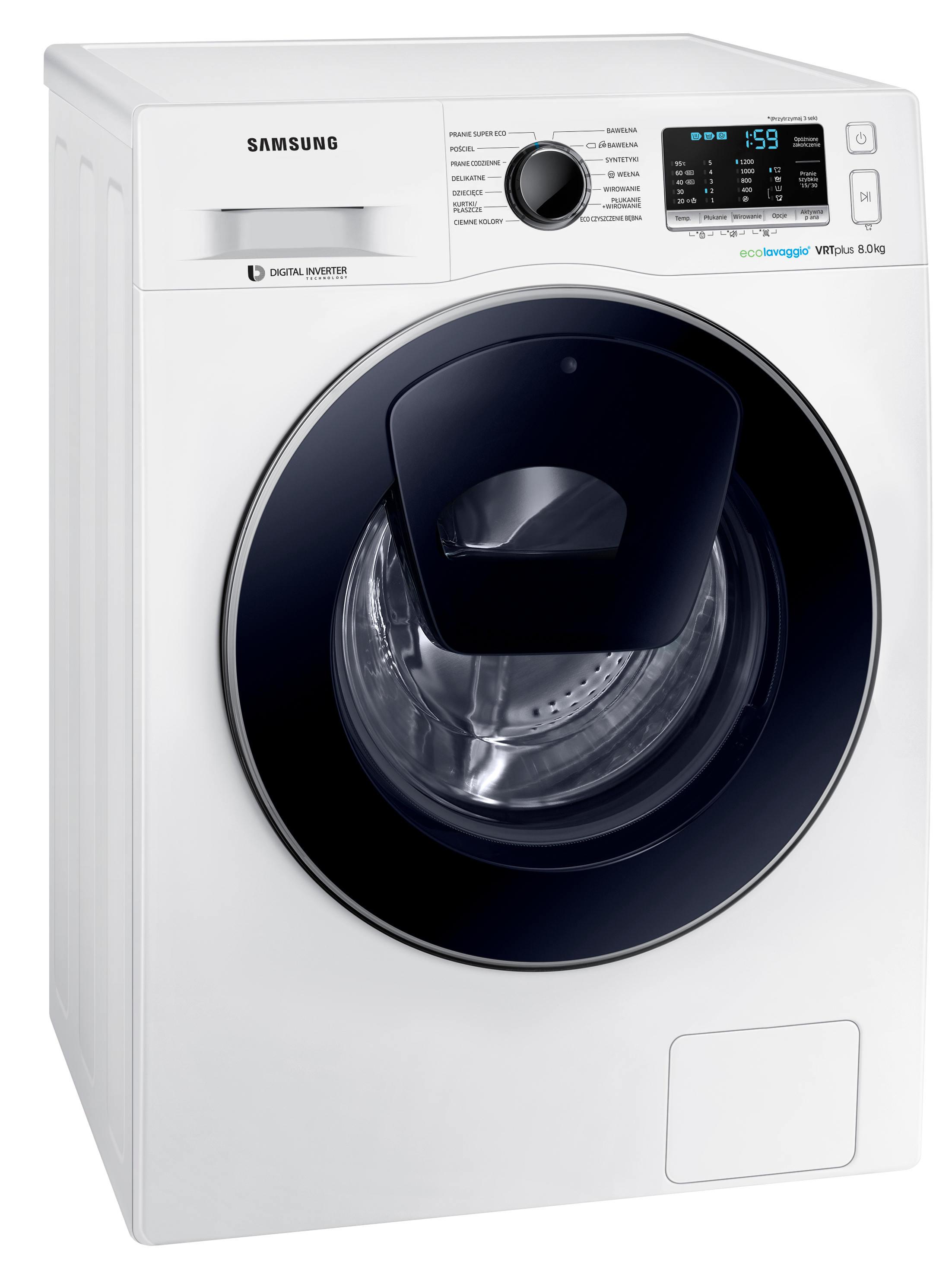 Pralka Samsung AddWash Slim WW80K5210VW