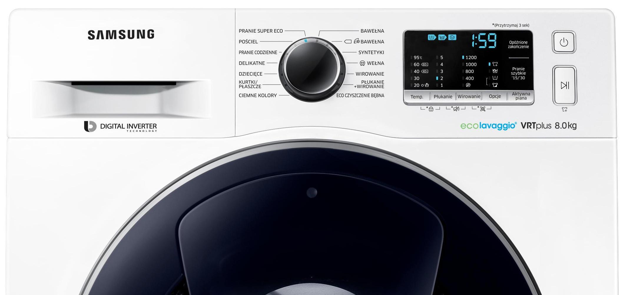Pralka Samsung AddWash Slim WW80K5210VW