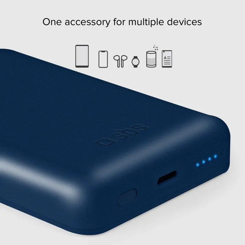 Powerbank SBS TEBB5000MAG1CB 5000mAh Magsafe 10W Niebieski
