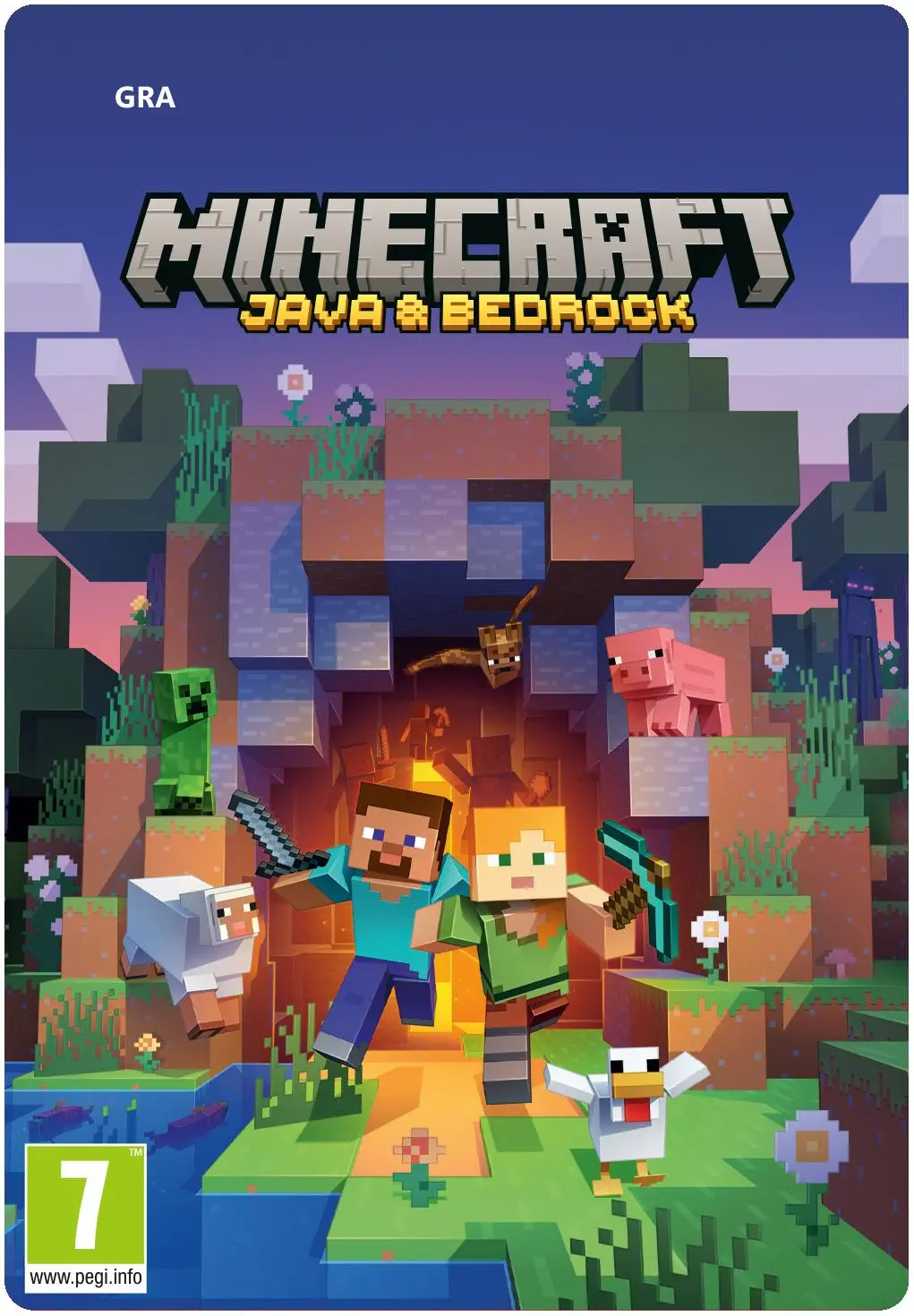 Minecraft Java & Bedrock Edition Deluxe 15 Rocznica [kod aktywacyjny} PC