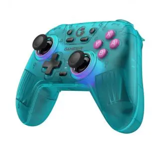 Pad GameSir HRG7111 Nova Neon Teal.do PC Nintendo Switch Androis iOS Bezprzewodowy/Przewodowy Niebiesko-Zielony