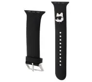 Karl Lagerfeld do Watch 38/40/41mm strap 3D Rubber Choupette Heads Czarny