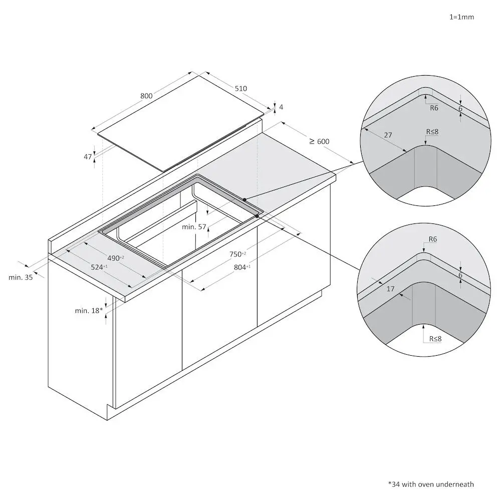 Płyta indukcyjna Haier ID Seria 4 HAMTB86IRCS 80cm