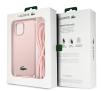 Etui Lacoste Silicone Cord do iPhone 15 Jasnoróżowy