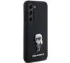 Etui Karl Lagerfeld Silicone Ikonik Metal Pin do Samsung Galaxy S24+ Czarny