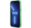 Etui Lacoste Transparent MagSafe do iPhone 15 Plus Zielony