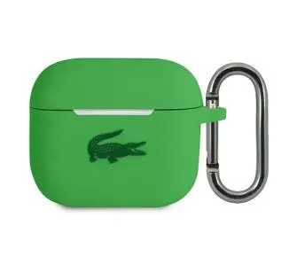 Etui na słuchawki Lacoste LCA3SN Case Silicone do AirPods 3 Zielony