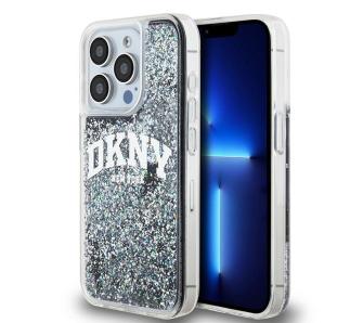 Etui DKNY Hardcase Liquid Glitter Big Logo do iPhone 14 Pro Czarny