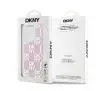 Etui DKNY Hardcase Liquid Glitter Multilogo do iPhone 15 Pro Różowy
