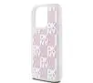 Etui DKNY Hardcase Liquid Glitter Multilogo do iPhone 15 Pro Różowy