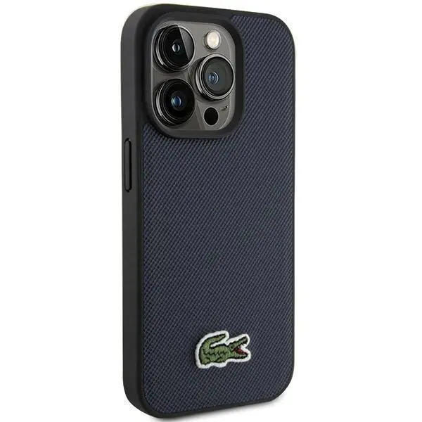 Etui Lacoste LCHMP15XPVCV Hardcase Iconic Petit Pique MagSafe do iPhone 15 Pro Max Granatowy