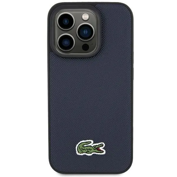 Etui Lacoste LCHMP15XPVCV Hardcase Iconic Petit Pique MagSafe do iPhone 15 Pro Max Granatowy