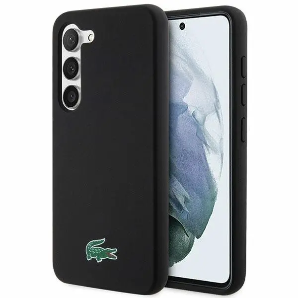 Etui Lacoste Silicone do Samsung Galaxy S23 Czarny