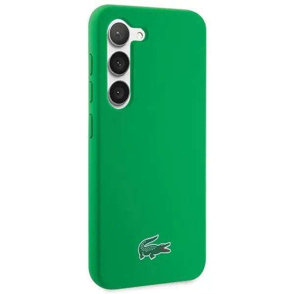Etui Lacoste LCHCS23MSLON Hardcase Silicone do Samsung Galaxy S23+ Zielony