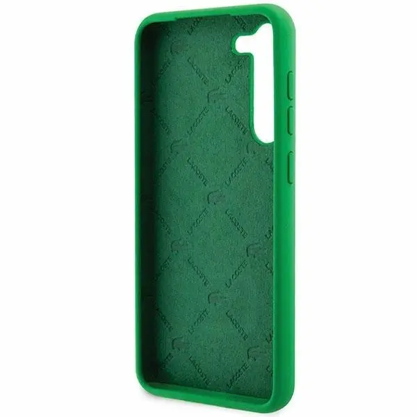 Etui Lacoste LCHCS23MSLON Hardcase Silicone do Samsung Galaxy S23+ Zielony