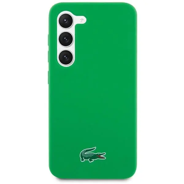 Etui Lacoste LCHCS23MSLON Hardcase Silicone do Samsung Galaxy S23+ Zielony