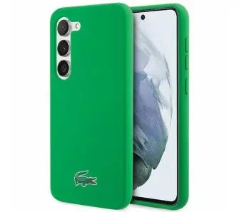 Etui Lacoste LCHCS23MSLON Hardcase Silicone do Samsung Galaxy S23+ Zielony