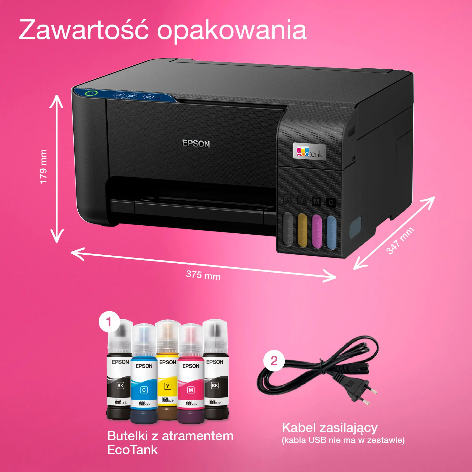 Urządzenie wielofunkcyjne Epson EcoTank L3231 Czarny