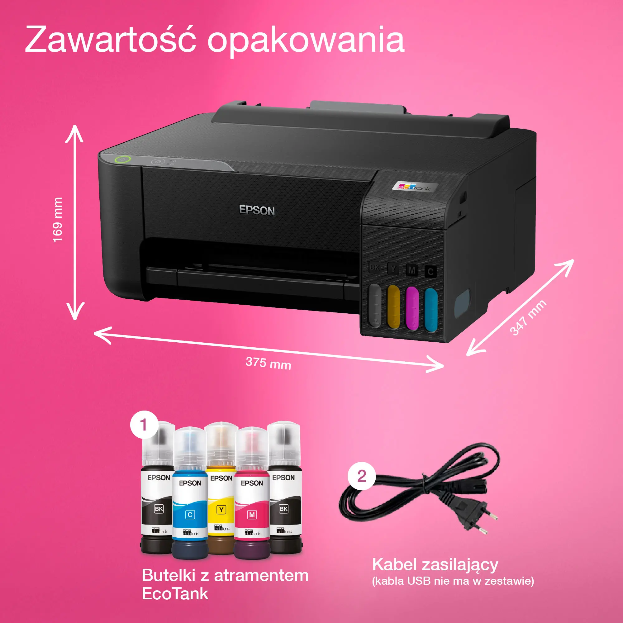 Drukarka Epson EcoTank L1230 Czarny