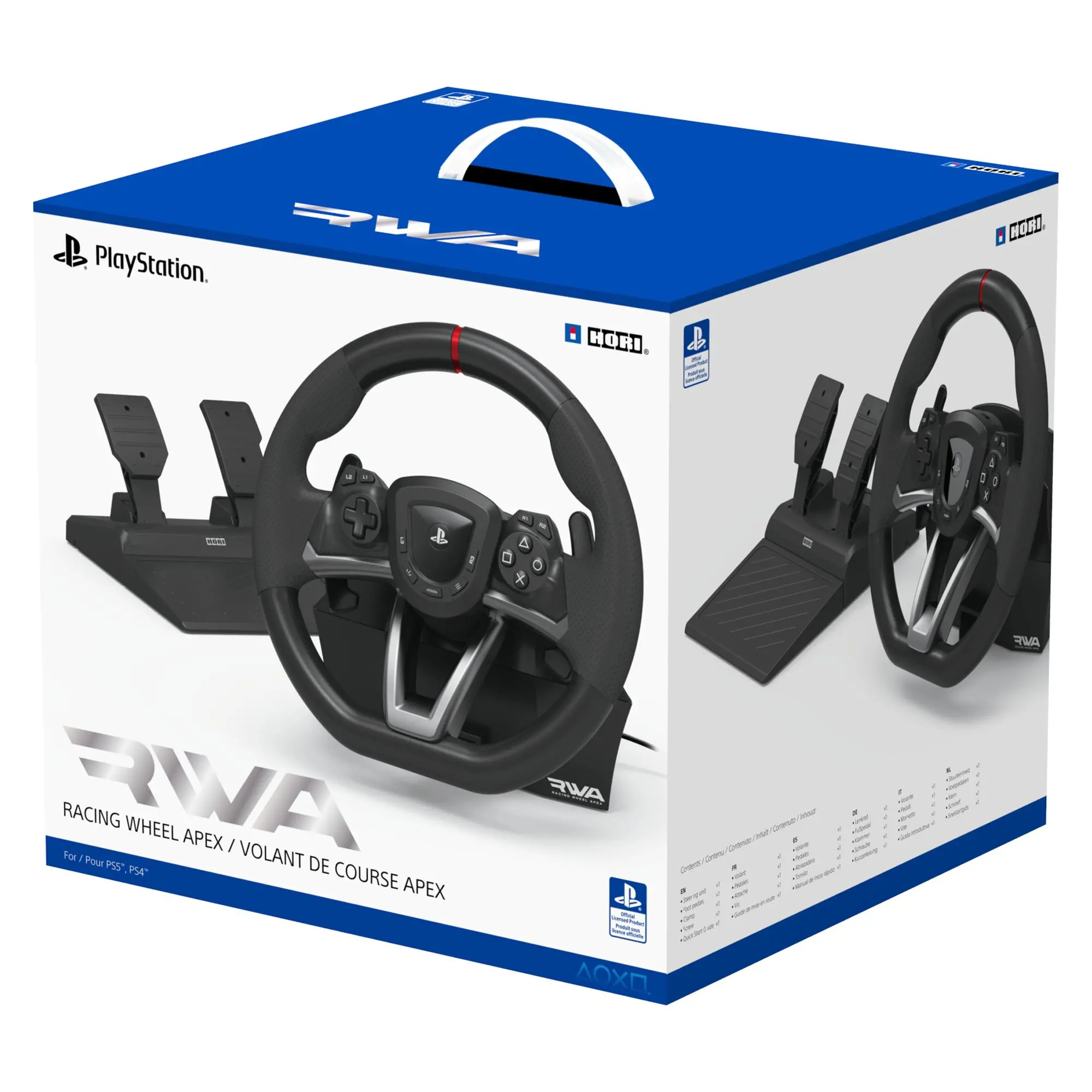 Kierownica Hori Racing Wheel Apex SPF-004U z pedałami do PS5, PS4, PC