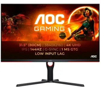 Monitor AOC U32G3X/BK 31,5" 4K IPS 144Hz 1ms Gamingowy