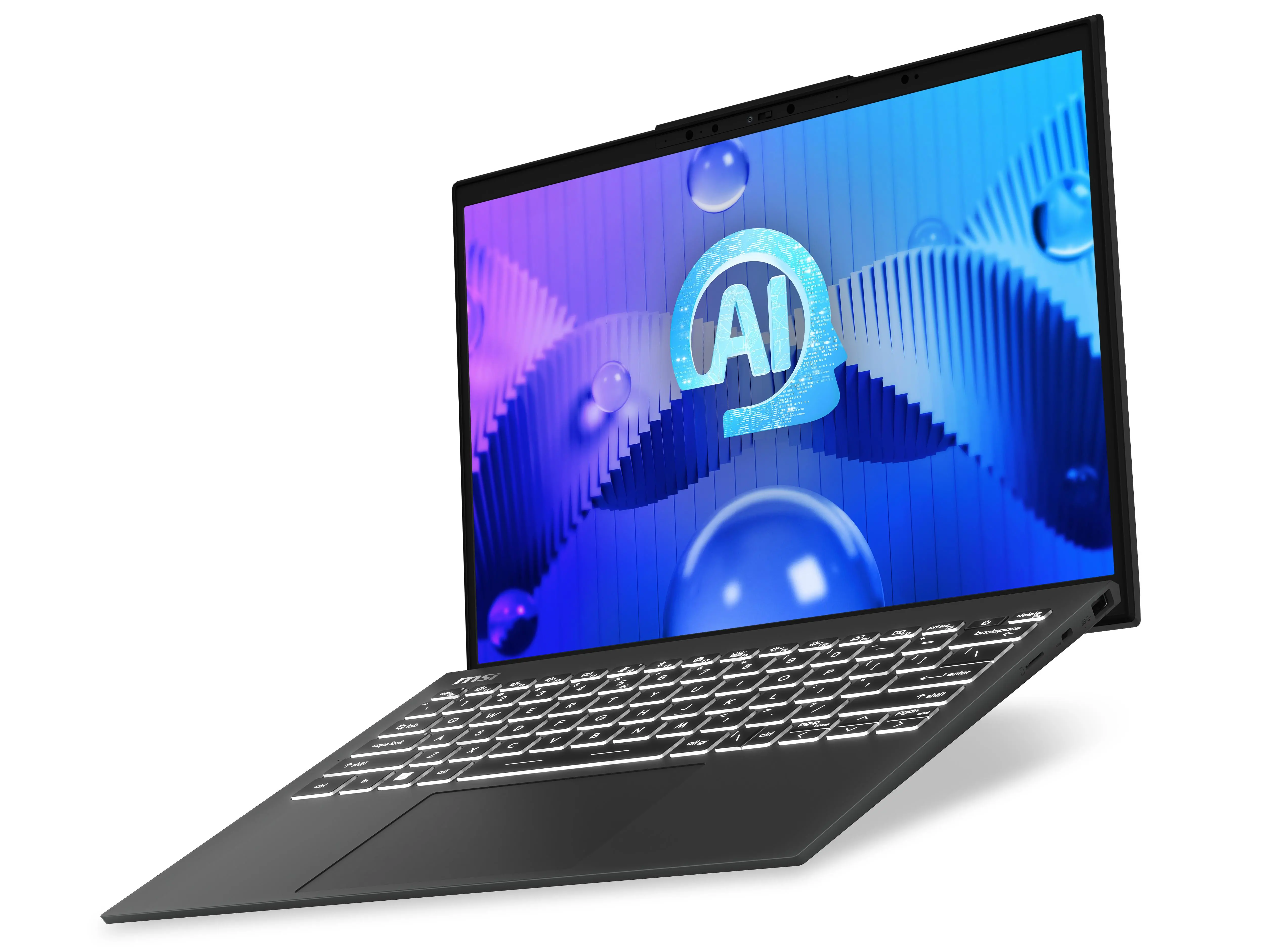 Laptop ultrabook MSI Prestige 13 AI Evo A1MG-070PL OLED 13,3" Ultra 7 155H 32GB RAM 1TB Dysk SSD Win11 Szary