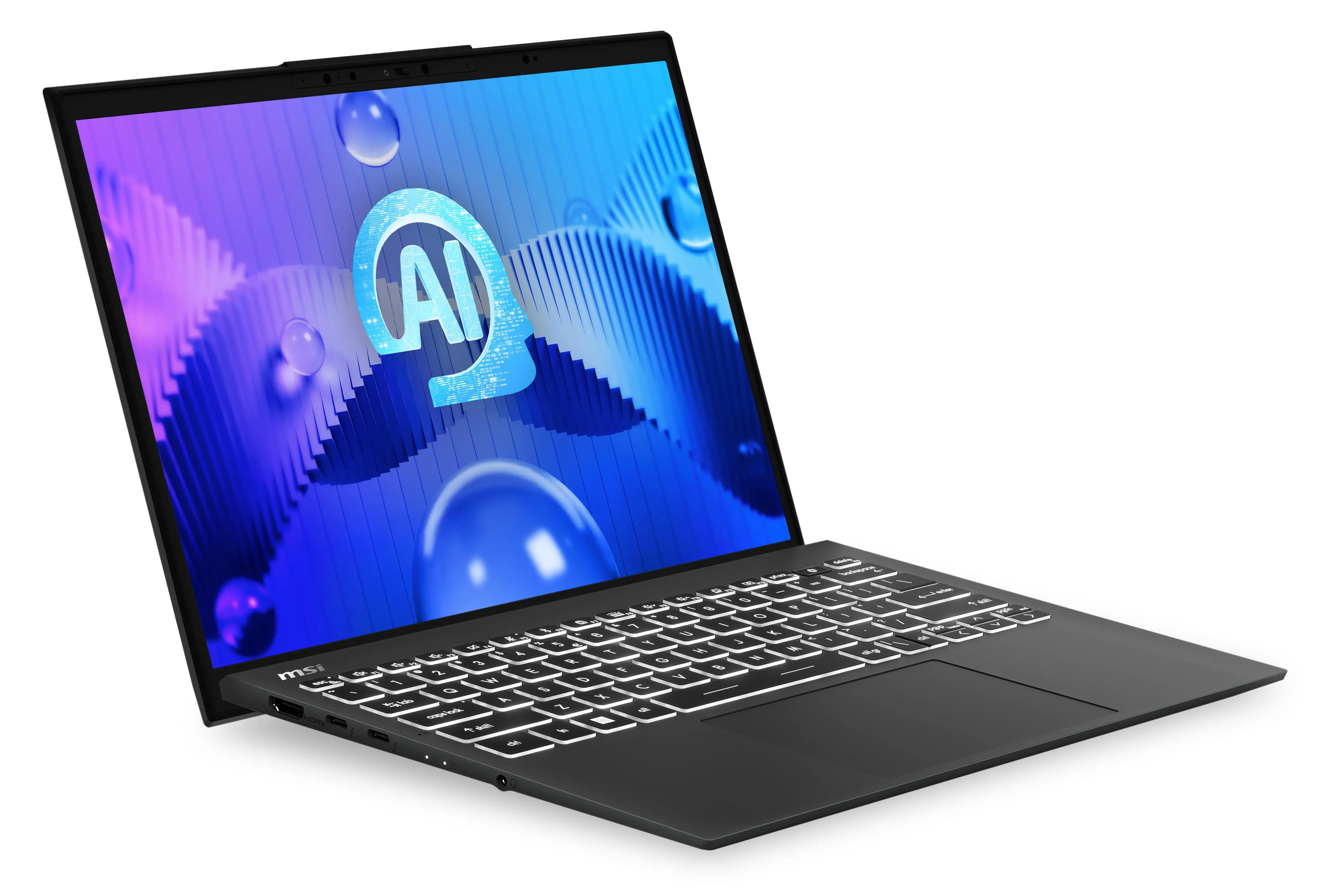 Laptop ultrabook MSI Prestige 13 AI Evo A1MG-070PL OLED 13,3" Ultra 7 155H 32GB RAM 1TB Dysk SSD Win11 Szary
