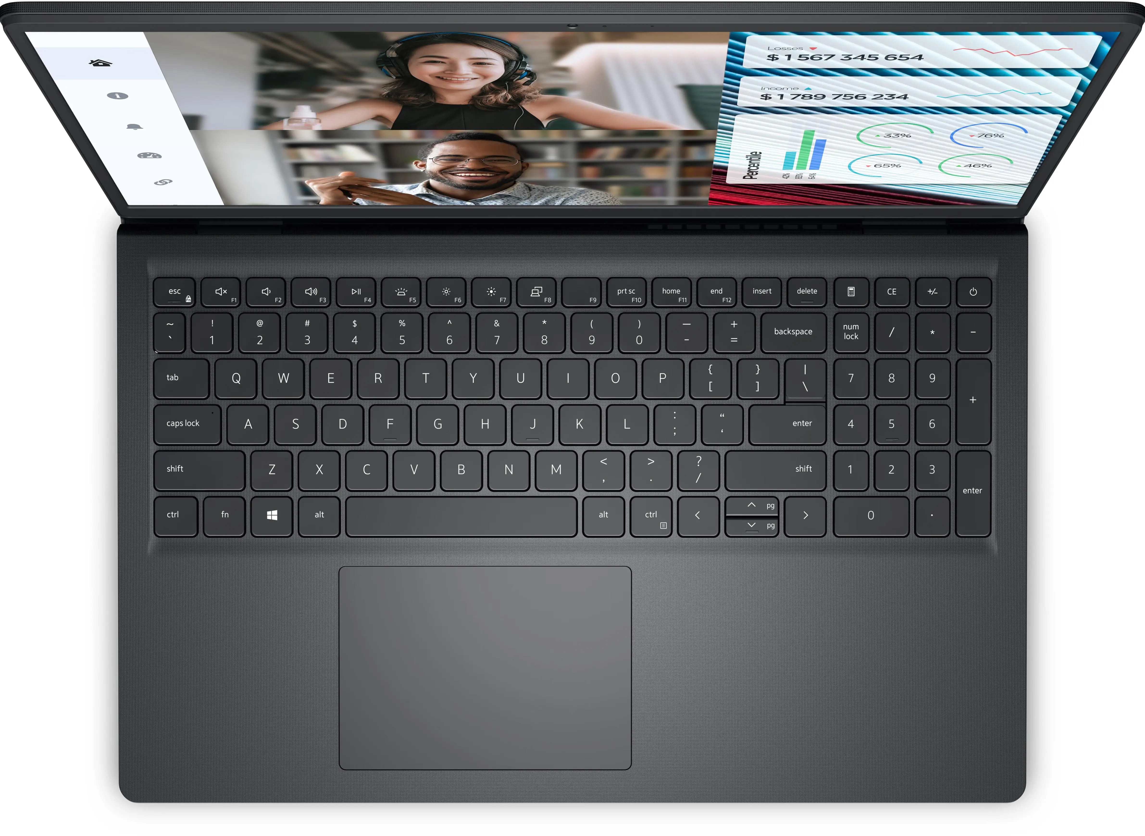 Laptop biznesowy Dell Vostro 3520 15,6" i5-1235U 16GB RAM 512GB Dysk SSD Win11 Pro Czarny
