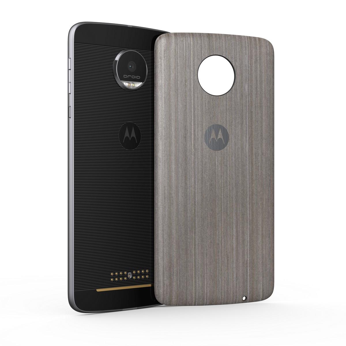 Motorola Moto Mods wymienne plecki Moto Style Shell do Moto Z (srebrny dąb)